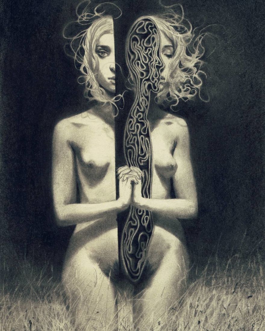 I Love To Try And Capture Dream Like Images In Pencil