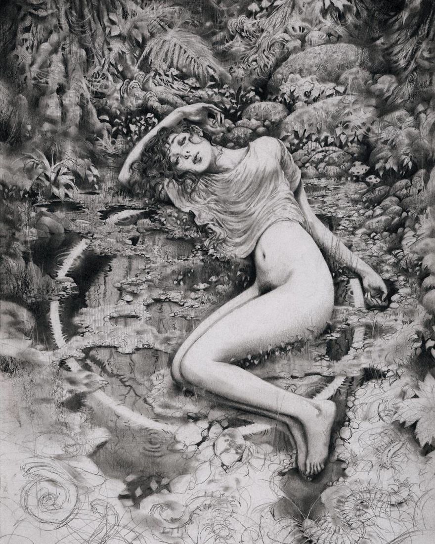 I Love To Try And Capture Dream Like Images In Pencil