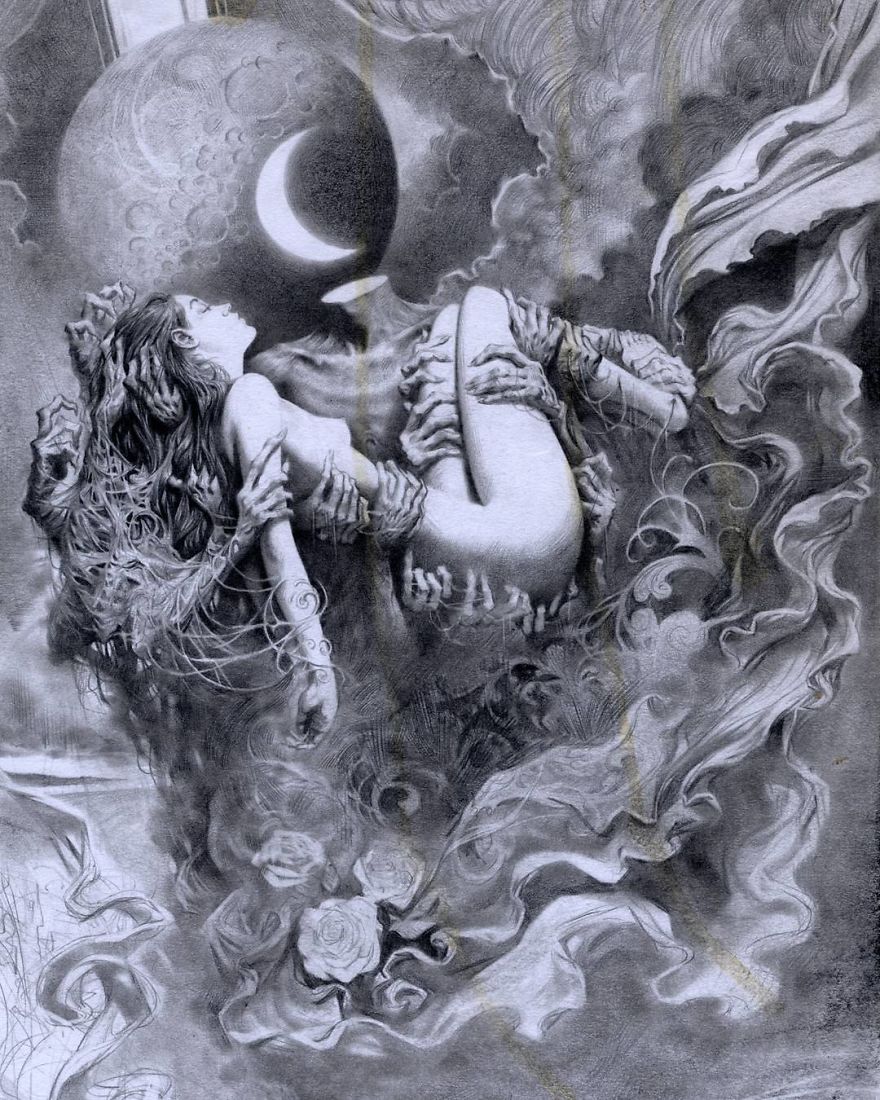 I Love To Try And Capture Dream Like Images In Pencil