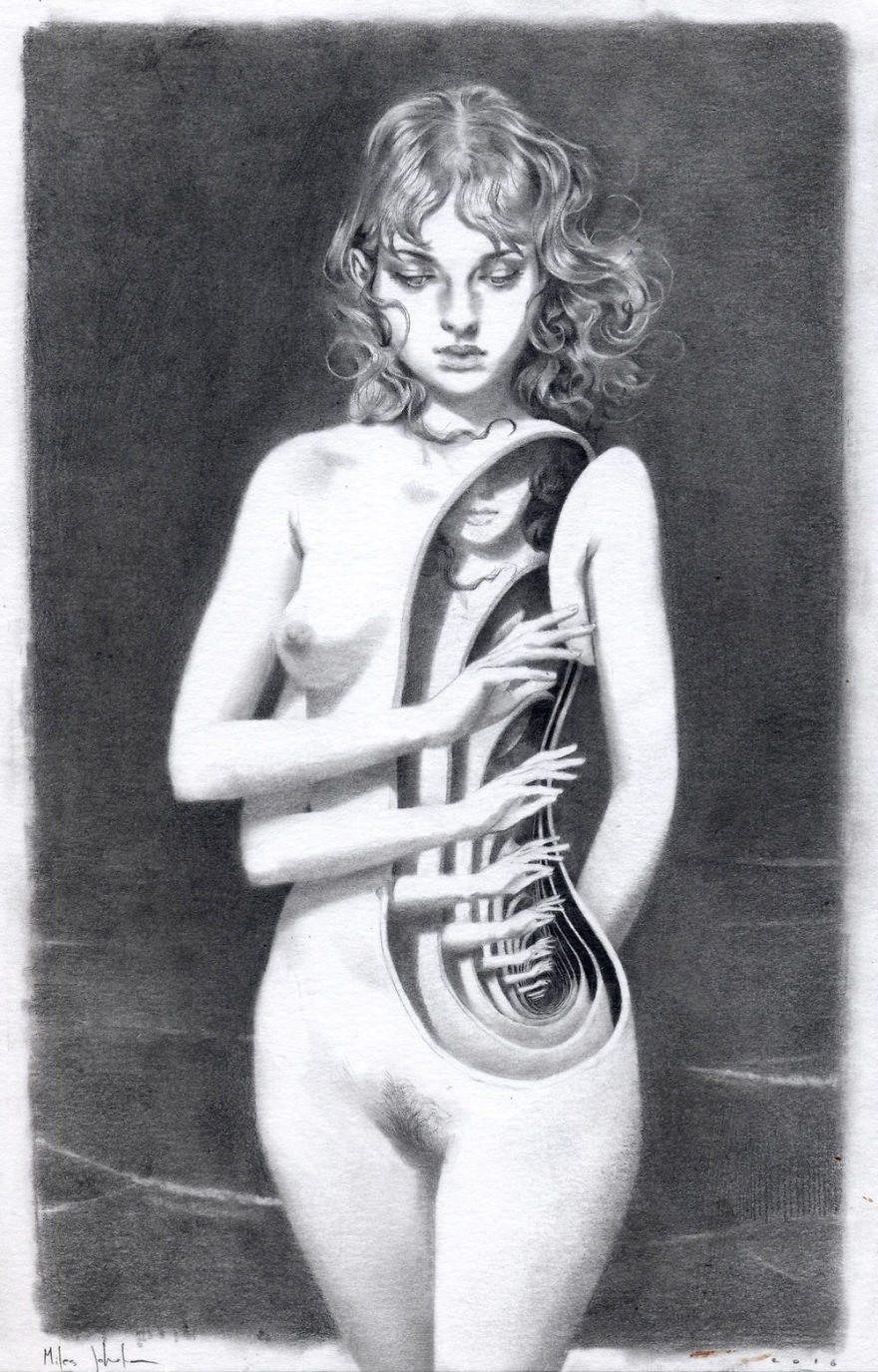 I Love To Try And Capture Dream Like Images In Pencil