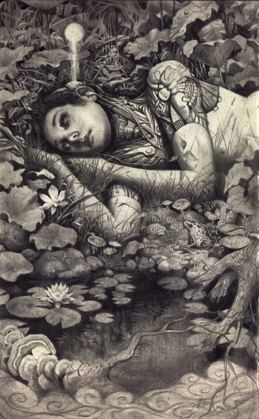 I Love To Try And Capture Dream Like Images In Pencil