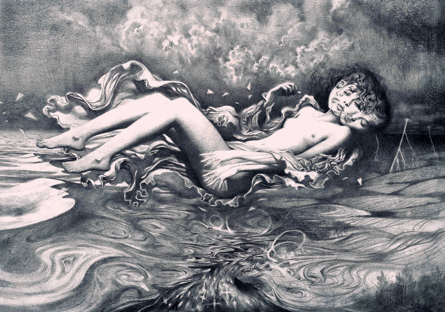 I Love To Try And Capture Dream Like Images In Pencil