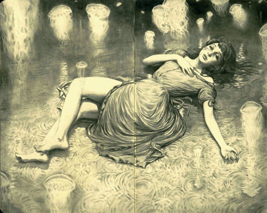 I Love To Try And Capture Dream Like Images In Pencil