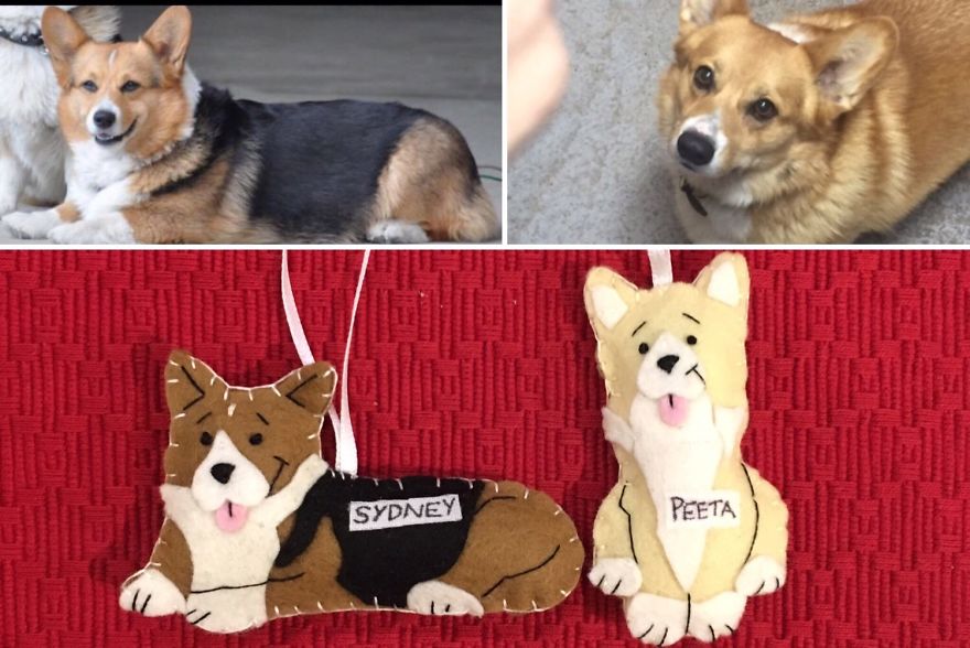 I Make Felt Ornaments And Keychains Designed To Look Like Your Dogs. I Make Felt Ornaments And Keychains Designed To Look Like Your Dogs.