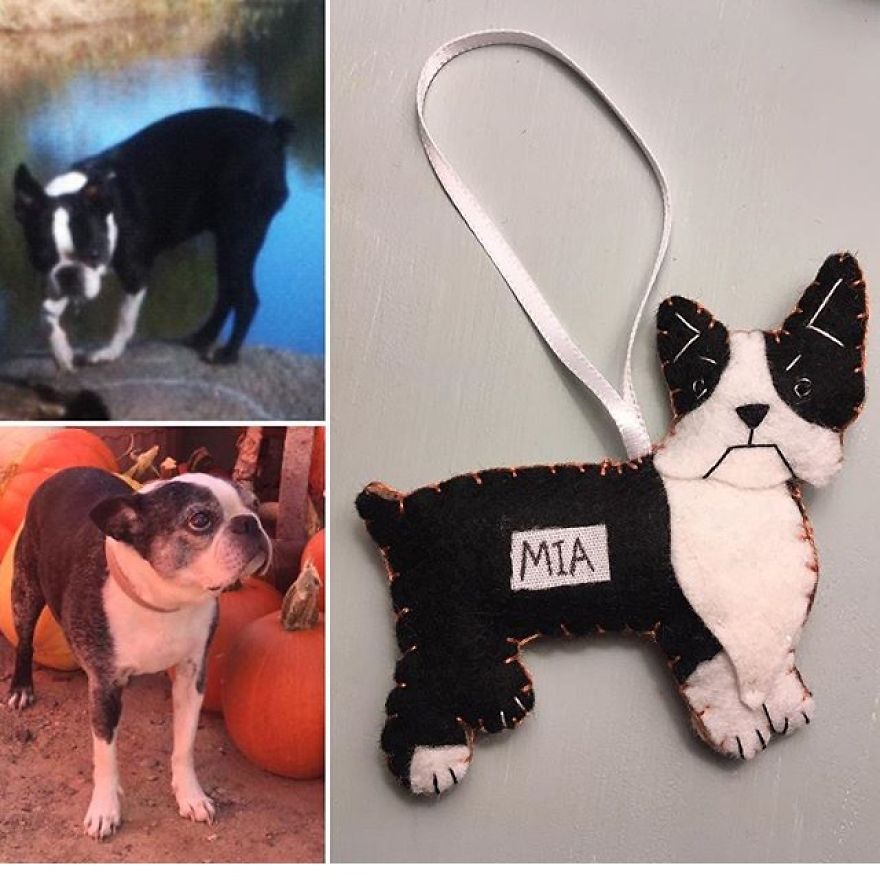 I Make Felt Ornaments And Keychains Designed To Look Like Your Dogs. I Make Felt Ornaments And Keychains Designed To Look Like Your Dogs.
