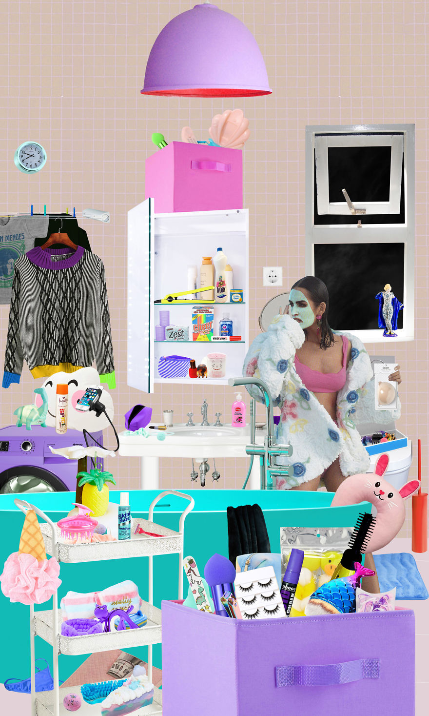 I Spent Two Months Making This 4-story Apartment Collage