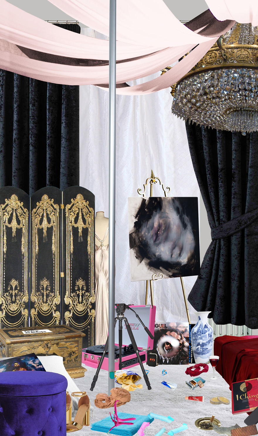 I Spent Two Months Making This 4-story Apartment Collage