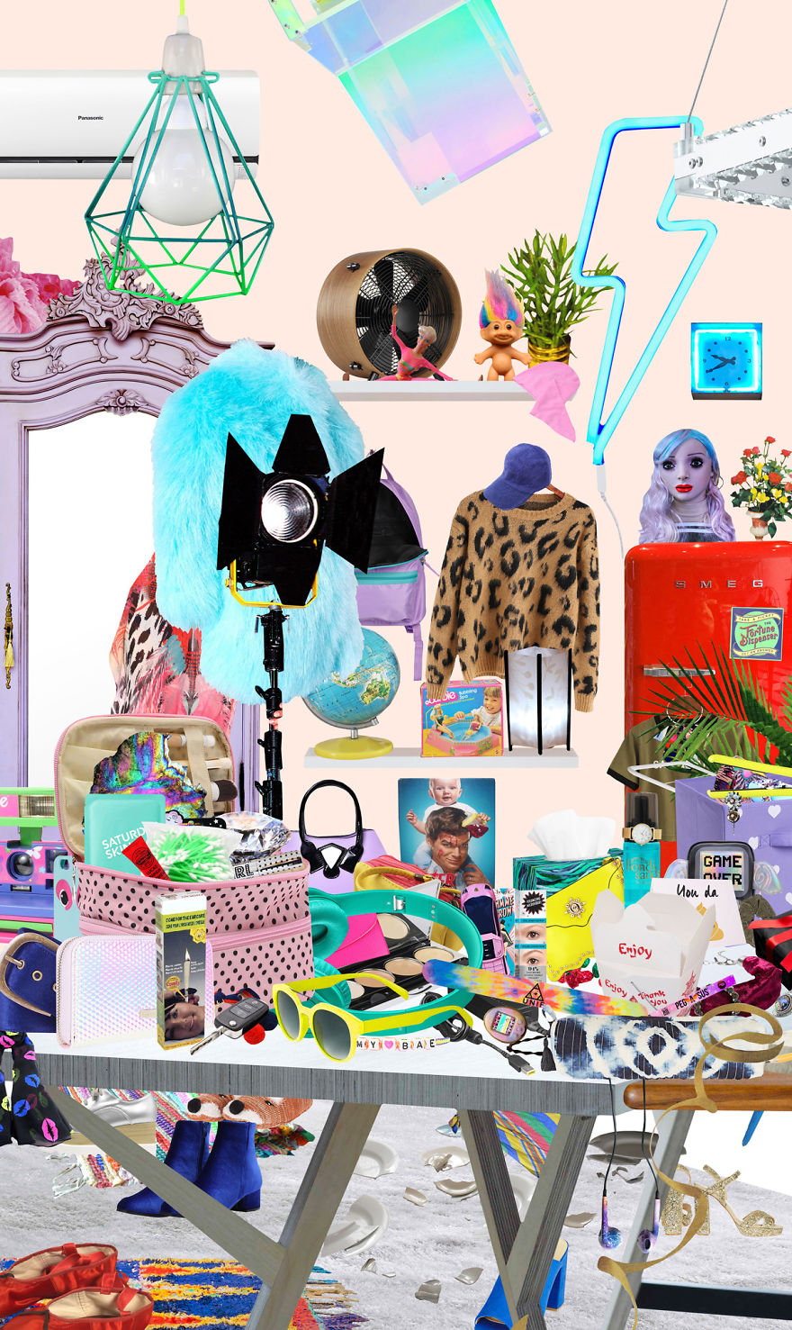 I Spent Two Months Making This 4-story Apartment Collage