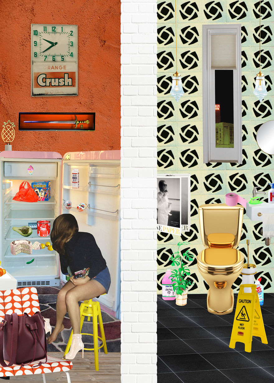 I Spent Two Months Making This 4-story Apartment Collage