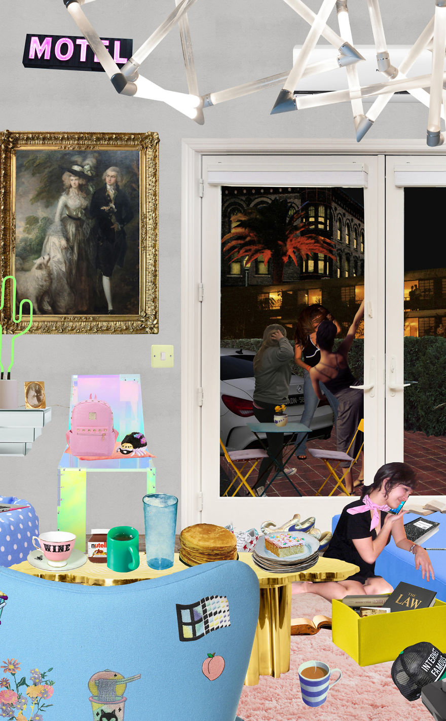 I Spent Two Months Making This 4-story Apartment Collage