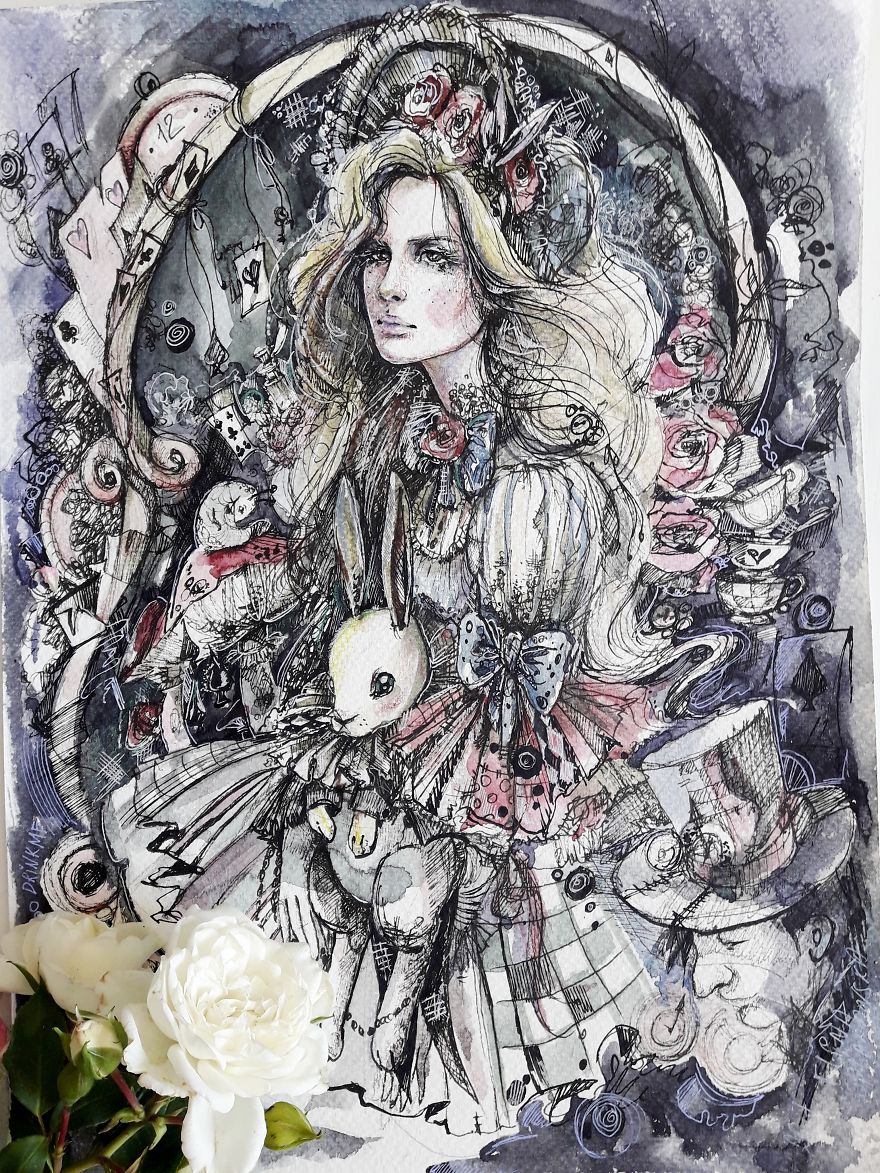 I Travel Through Fairy Tales And Create Illustrations