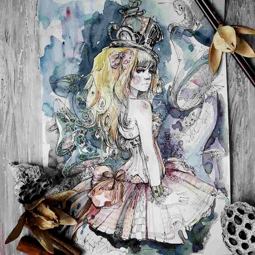 I Travel Through Fairy Tales And Create Illustrations