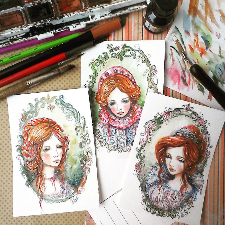 I Travel Through Fairy Tales And Create Illustrations