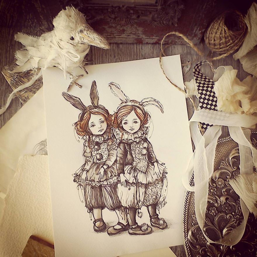 I Travel Through Fairy Tales And Create Illustrations