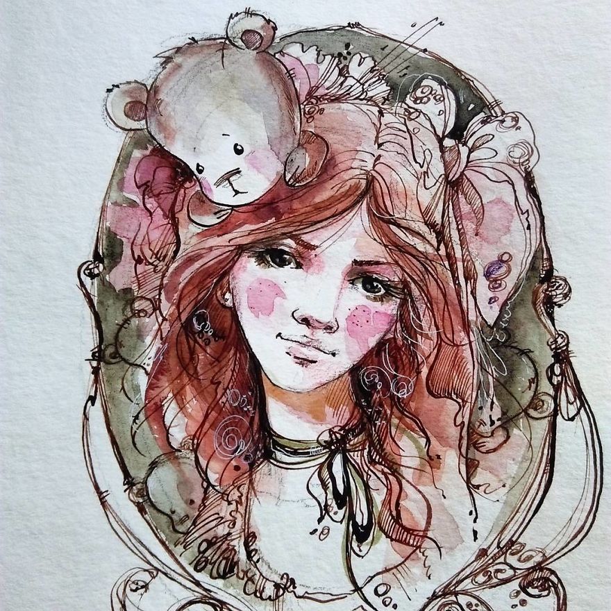 I Travel Through Fairy Tales And Create Illustrations