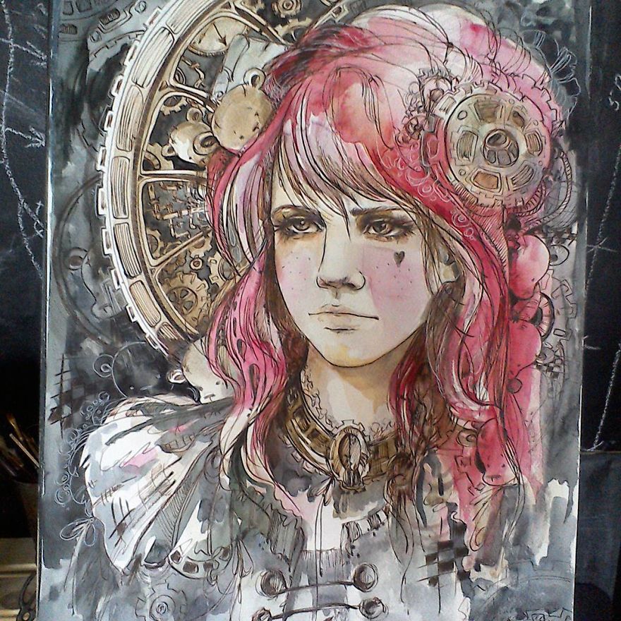 I Travel Through Fairy Tales And Create Illustrations