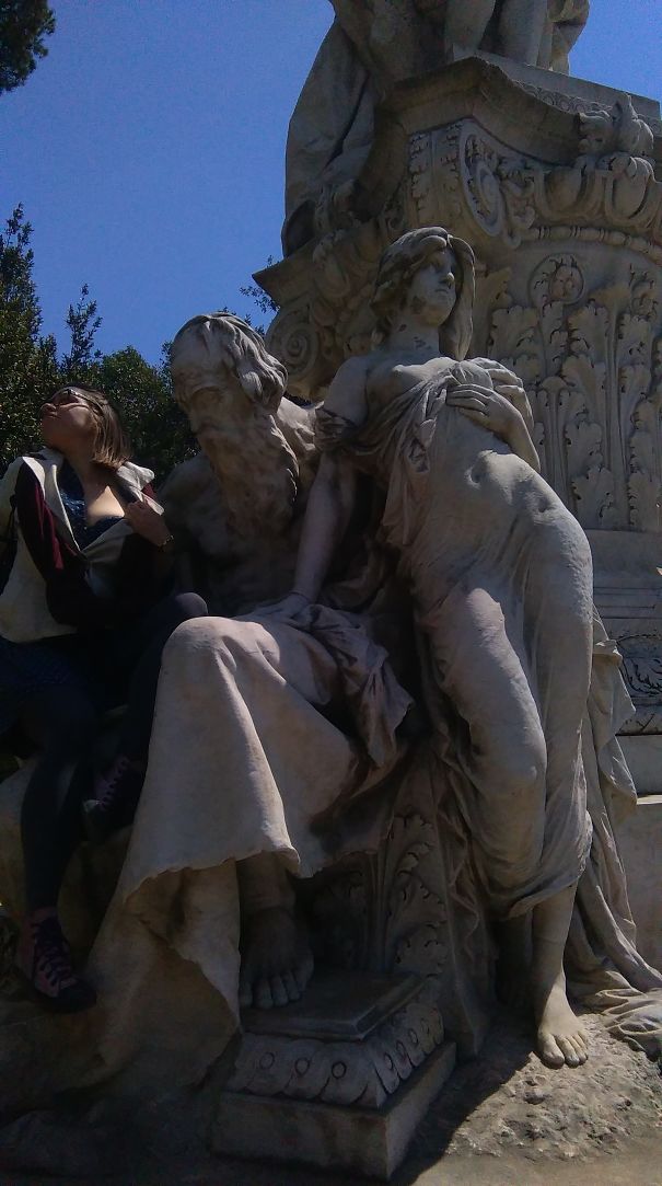 Villa Borghese. Rome. Greedy Man.