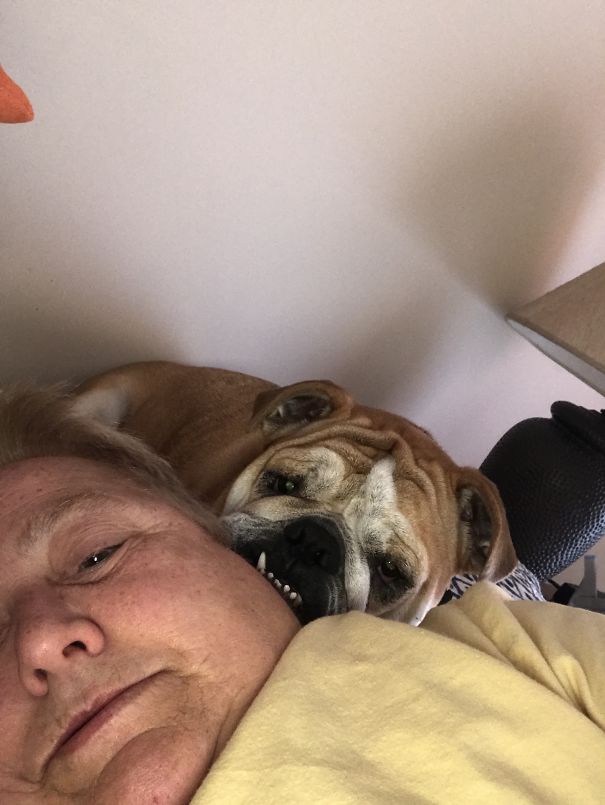 She Likes To Sleep On My Head