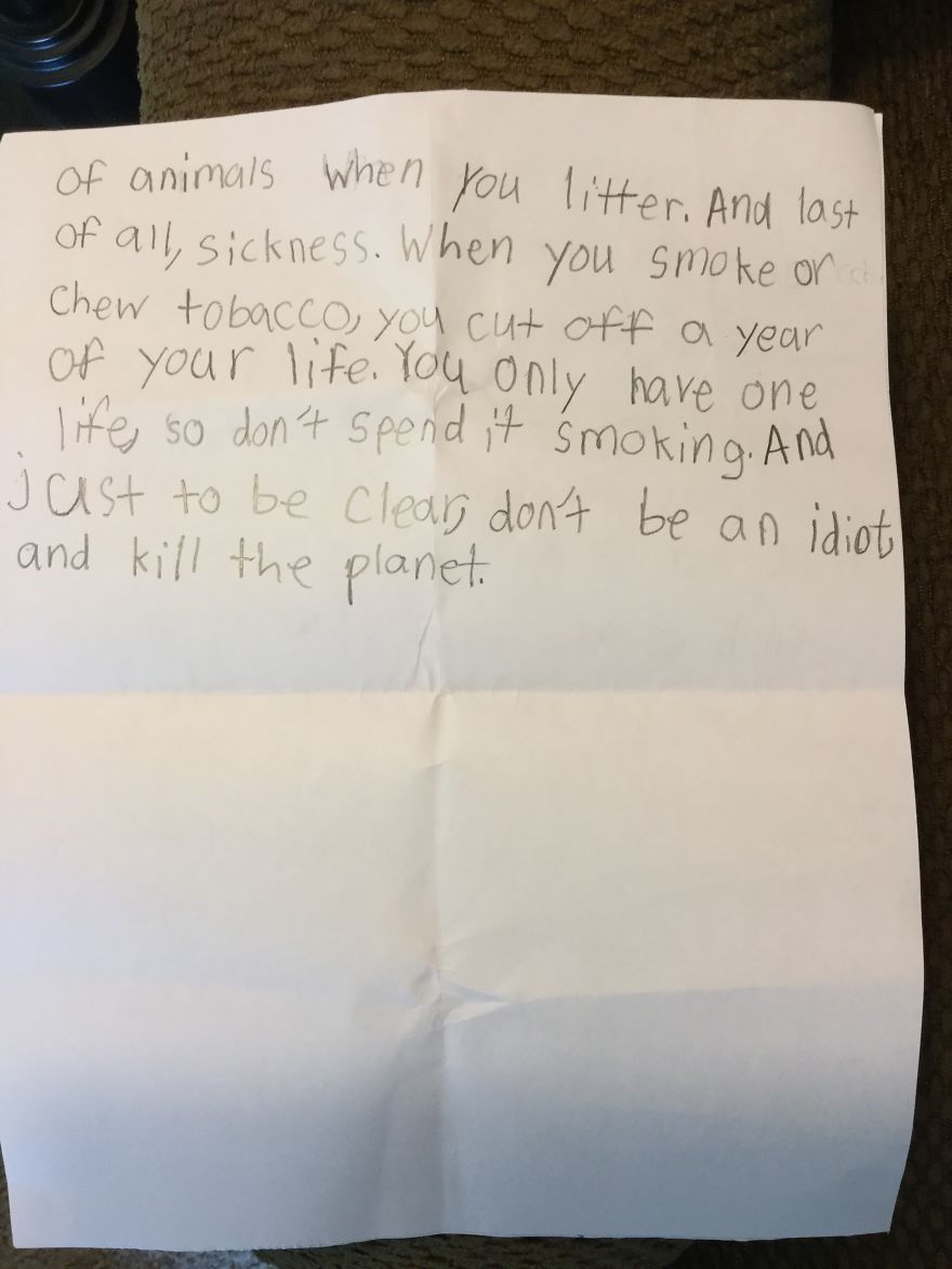 10-Year-Old Gets Fed Up With Idiots Hurting The Planet And Writes Open Letter To Humanity 10-Year-Old Gets Fed Up With Idiots Hurting The Planet And Writes Open Letter To Humanity