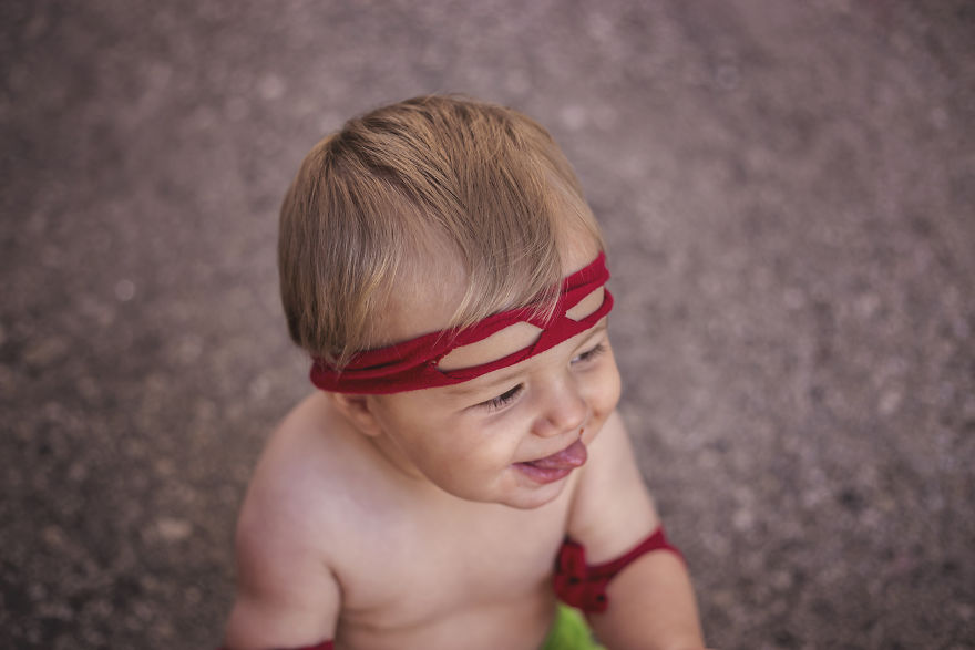 I Surprised My Husband With A TMNT Newborn Photoshoot