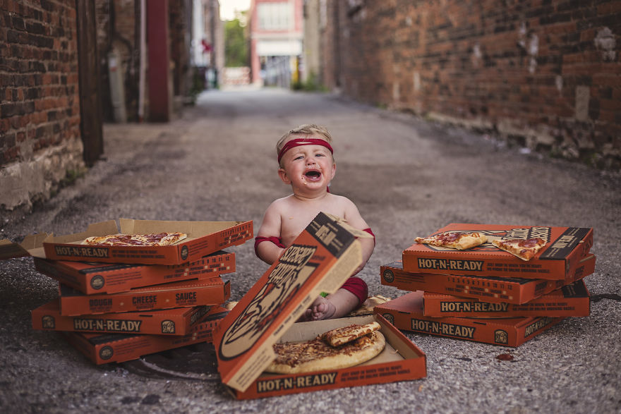 I Surprised My Husband With A TMNT Newborn Photoshoot