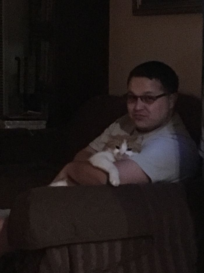 Because He Just Wants To Cuddle.