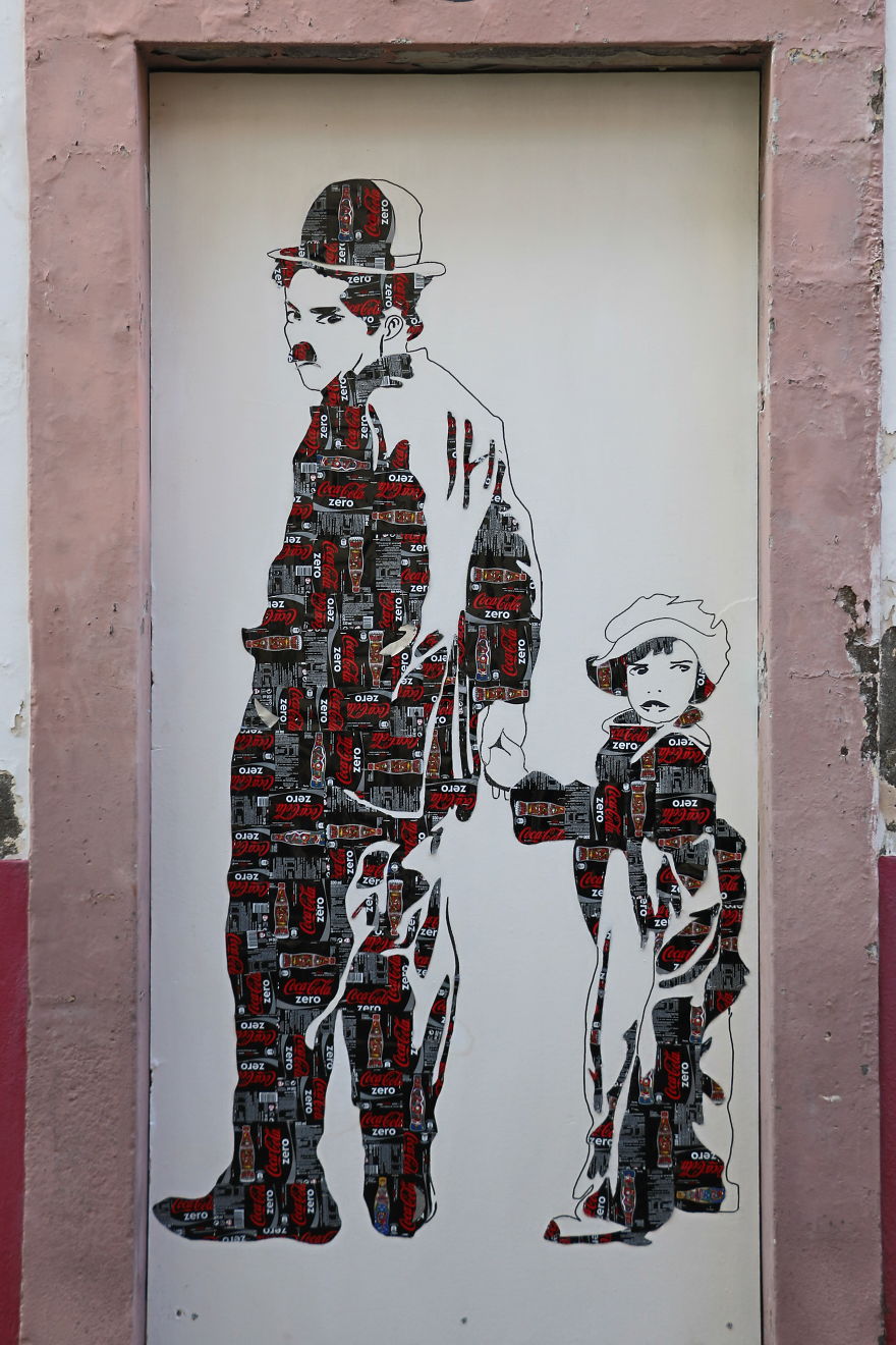 We Collected 25 000 Empty Beverage Cans From Local Bars To Create Street Art We Collected 25 000 Empty Beverage Cans From Local Bars To Create Street Art