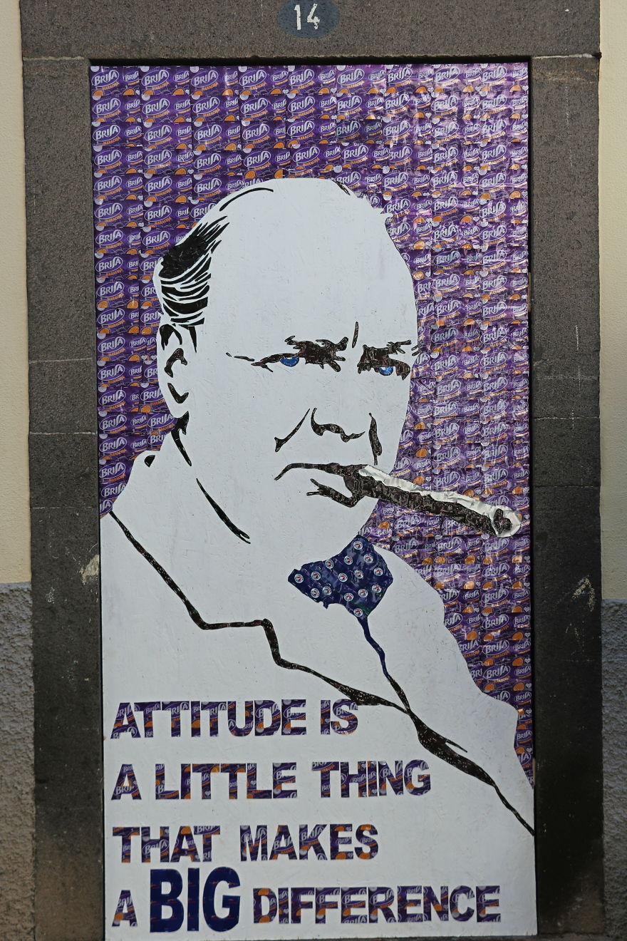 We Collected 25 000 Empty Beverage Cans From Local Bars To Create Street Art We Collected 25 000 Empty Beverage Cans From Local Bars To Create Street Art