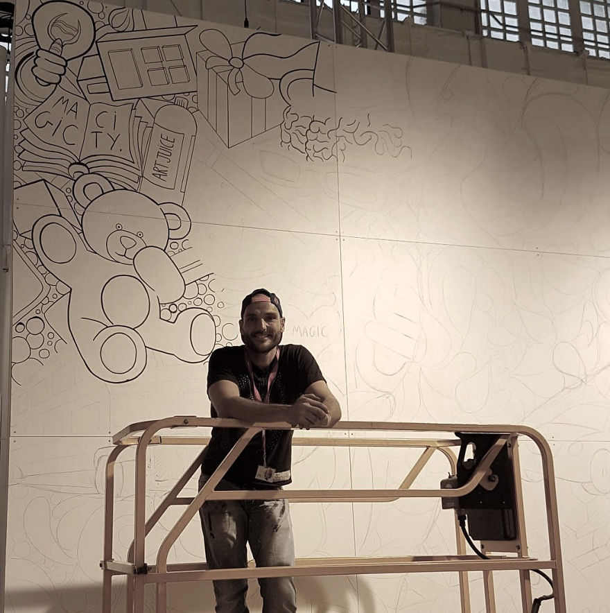 I Created This Giant Sketch