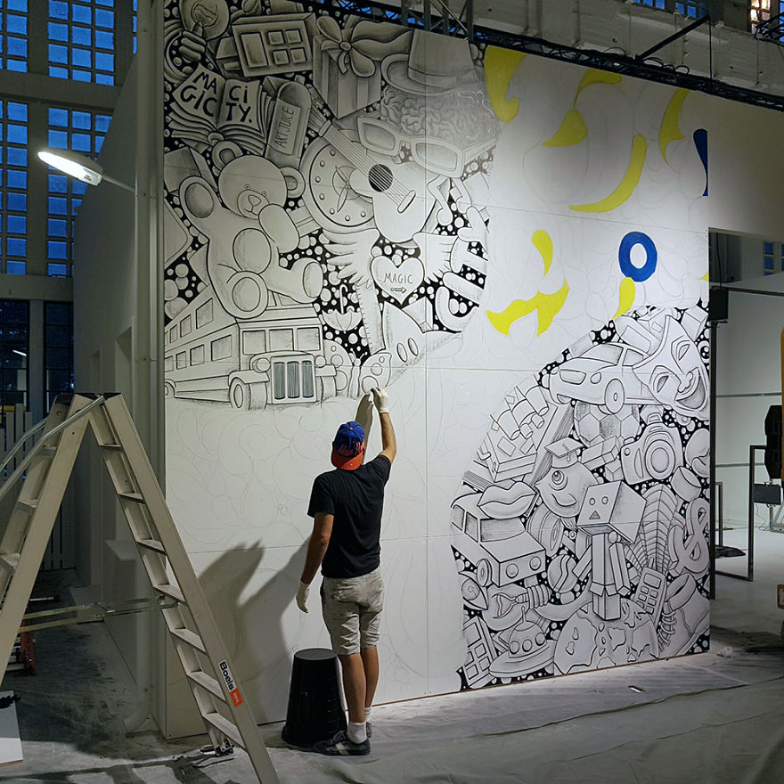 I Created This Giant Sketch