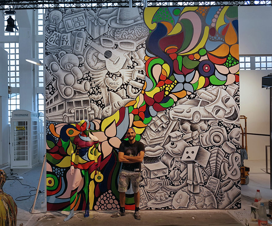 I Created This Giant Sketch