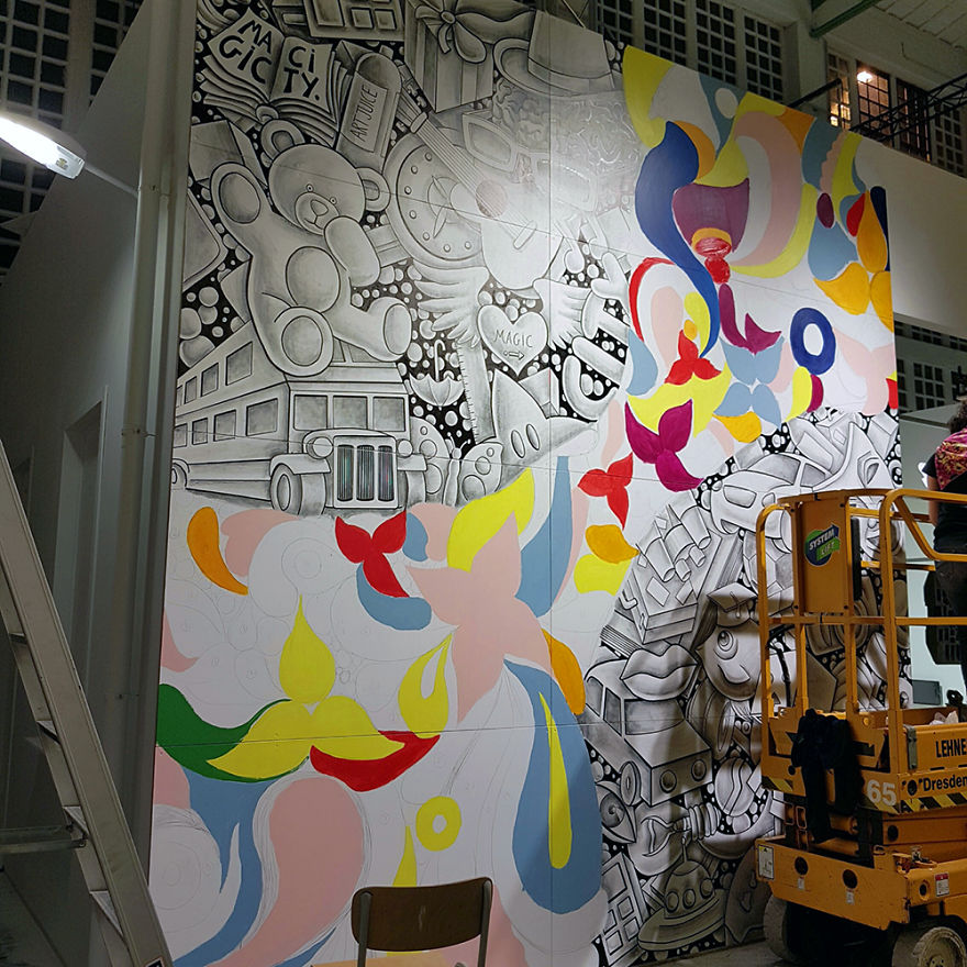 I Created This Giant Sketch