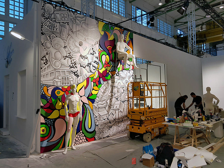 I Created This Giant Sketch