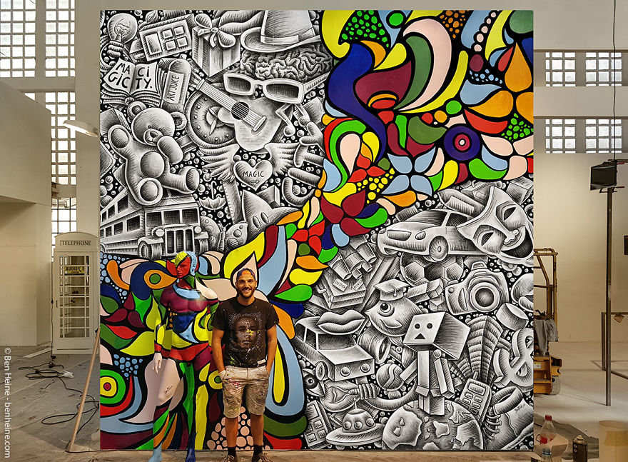 I Created This Giant Sketch