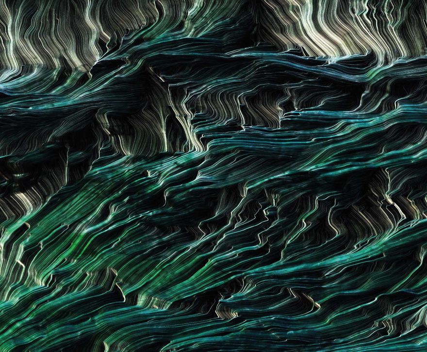 Matteo Mauro Generative Landscape Paintings