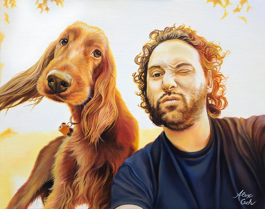 I Create Custom Paintings Of People's Pets I Create Custom Paintings Of People's Pets
