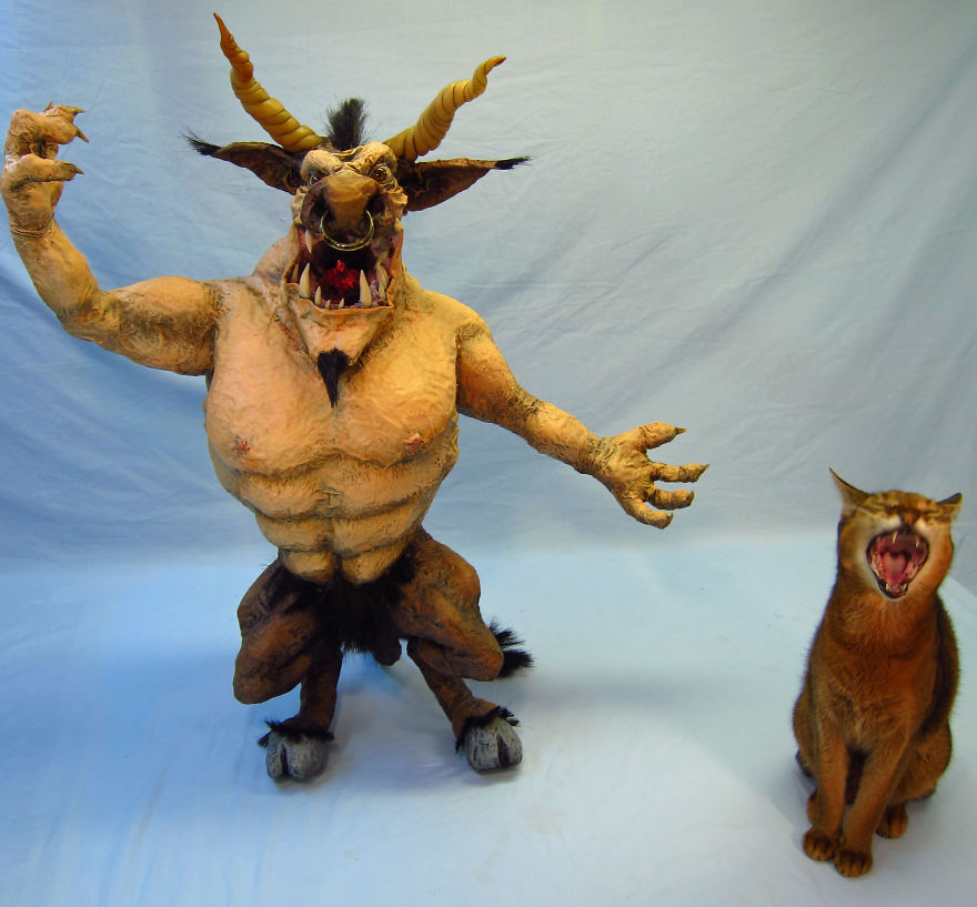 I Make Paper Mache Dragons!