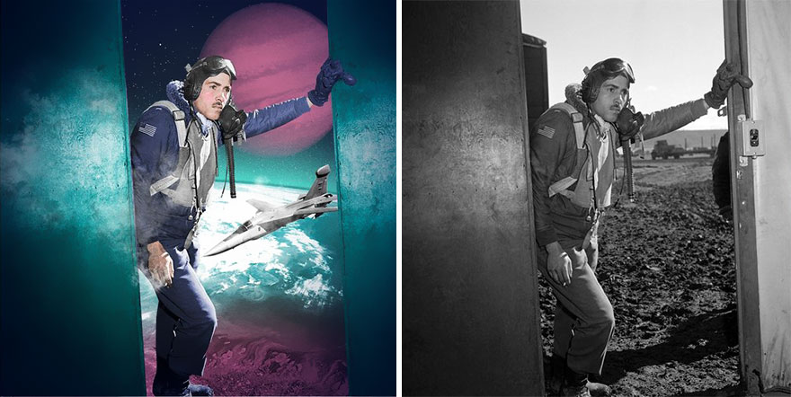 Reviving Vintage Photographs Into Trippy Digital Art