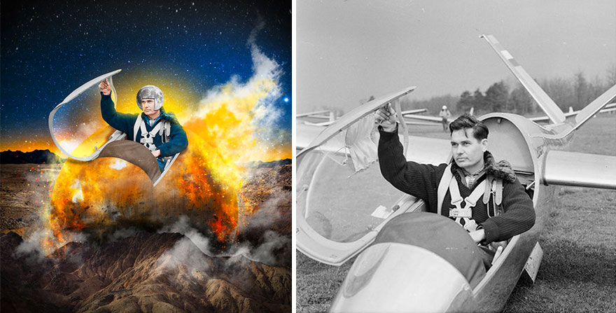 Reviving Vintage Photographs Into Trippy Digital Art