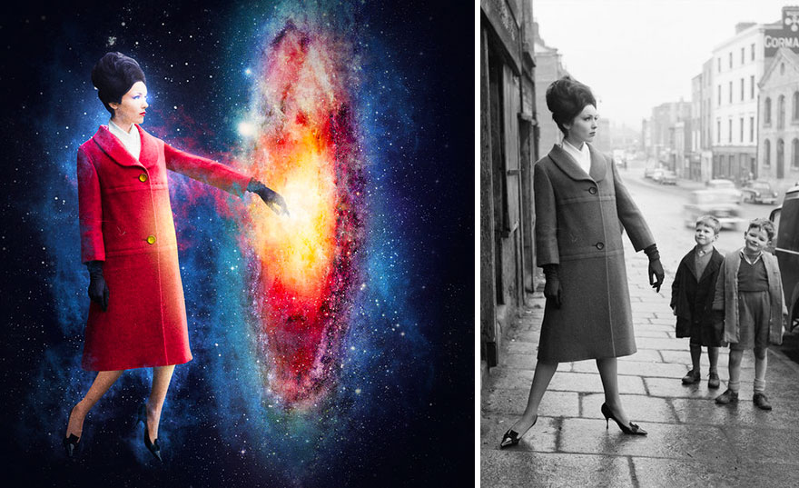 Reviving Vintage Photographs Into Trippy Digital Art