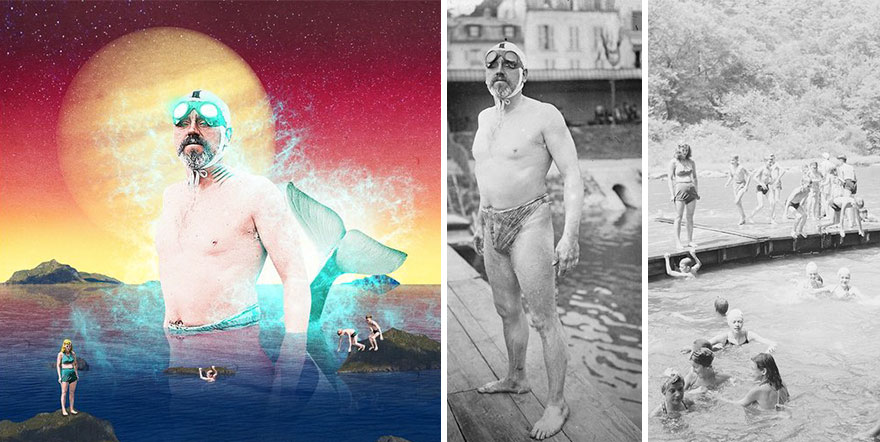 Reviving Vintage Photographs Into Trippy Digital Art