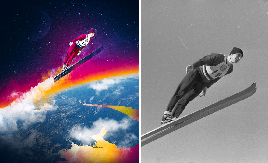 Reviving Vintage Photographs Into Trippy Digital Art
