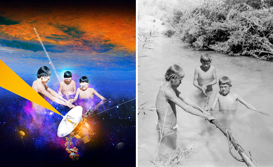 Reviving Vintage Photographs Into Trippy Digital Art