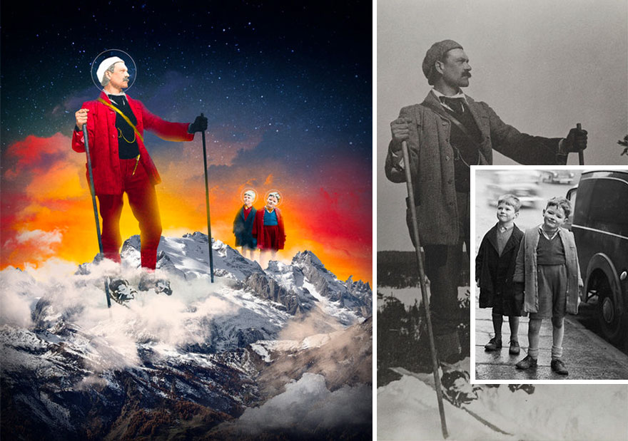 Reviving Vintage Photographs Into Trippy Digital Art