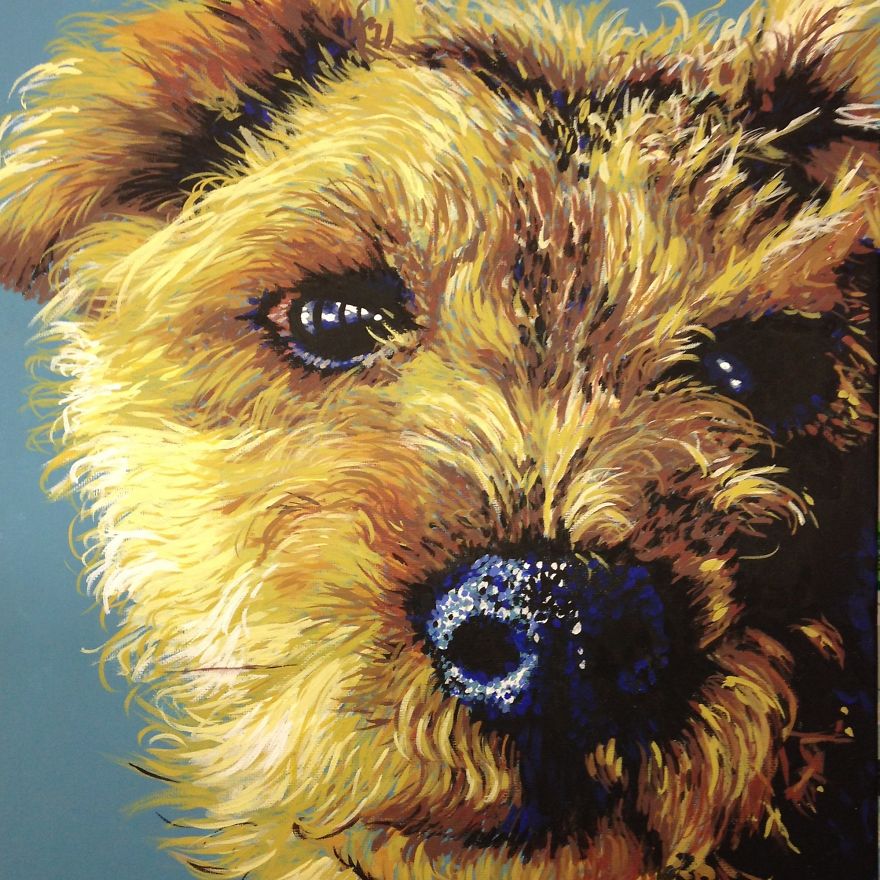 These Stunning Pet Portraits Are Painted From The Pet Owners Phone Photos! These Stunning Pet Portraits Are Painted From The Pet Owners Phone Photos!