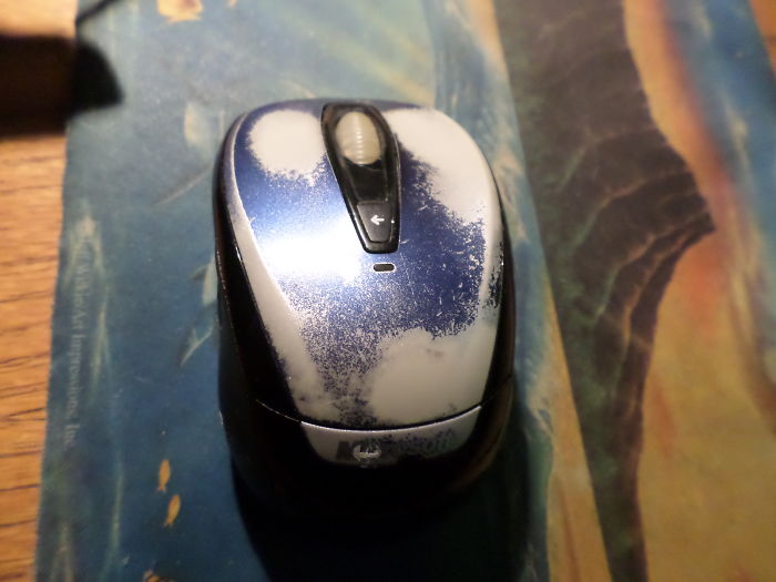 Years Of Wear On My Mouse.