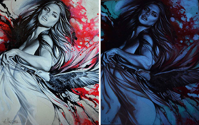 Solar Paintings Glowing In The Dark