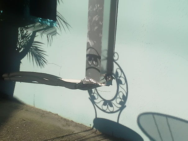 This Chair's Shadow Makes This Pipe Sad