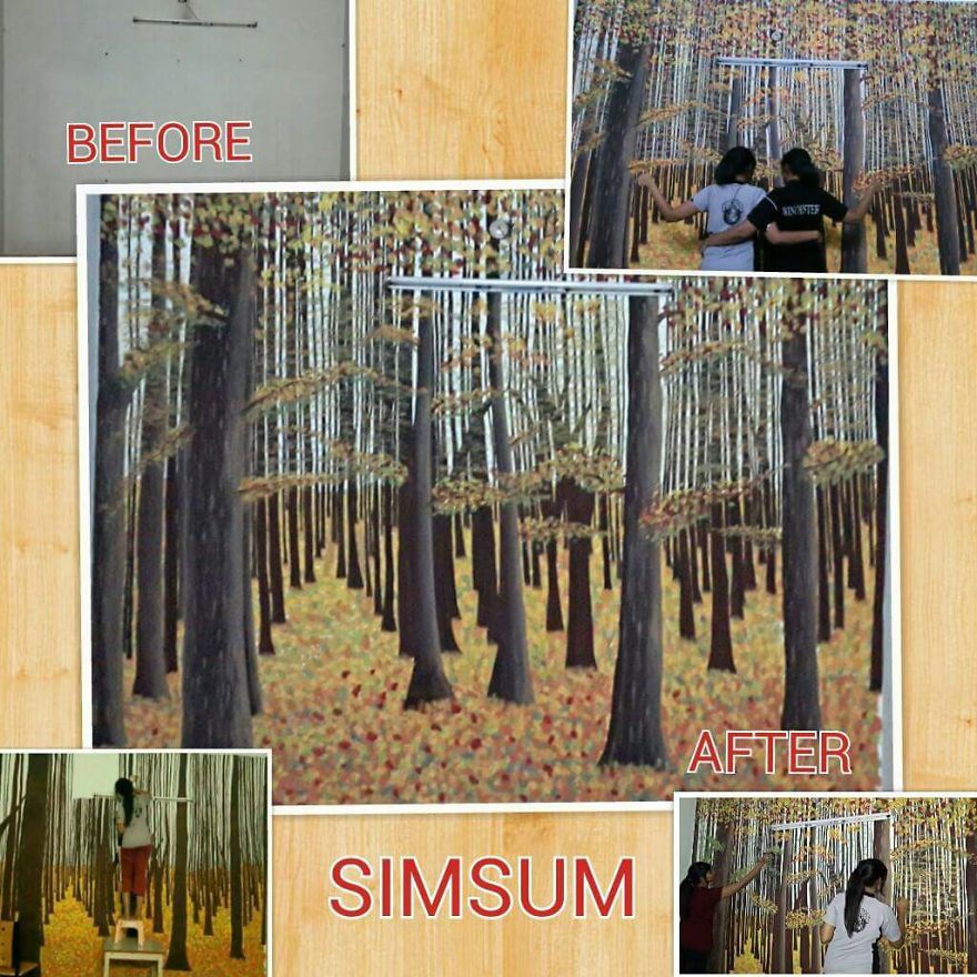 Simsum Arts Wall Murals - Twin Artists N Dentists