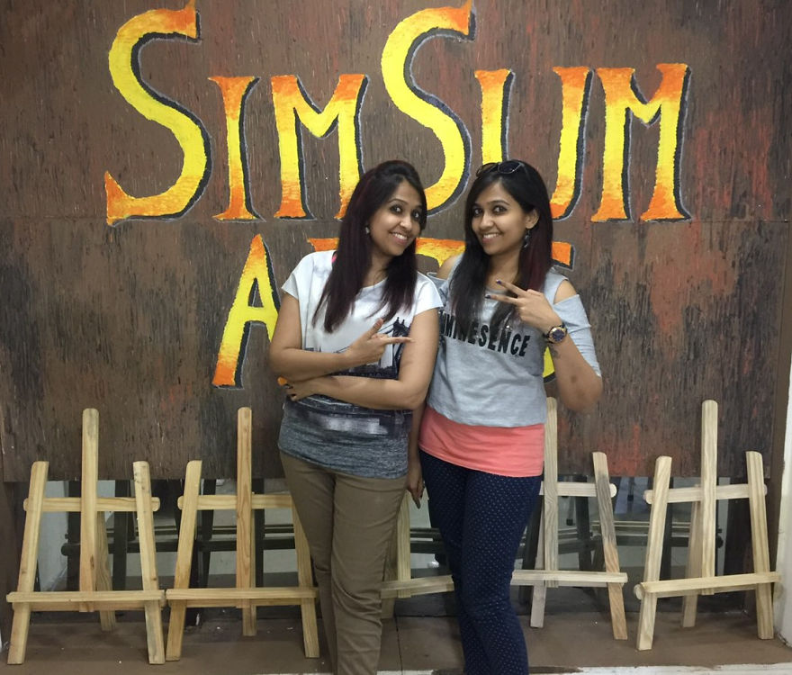 Simsum Arts Wall Murals - Twin Artists N Dentists